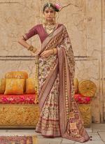 Viscose Silk Multi Color Festival Wear Printed Saree